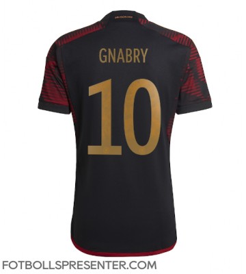 Tyskland Serge Gnabry #10 Borta Matchtröja VM 2022 Kortärmad